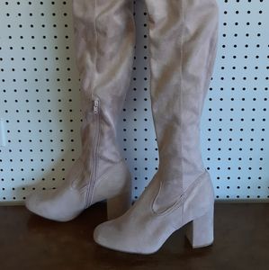 Thigh high boots by Revamped